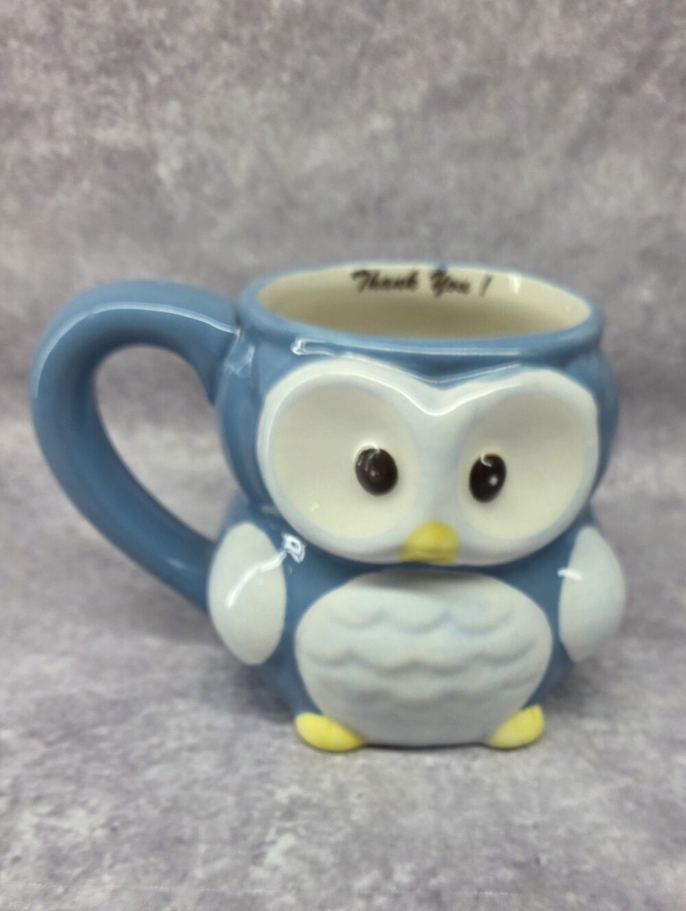 Mug Stationery Set "World's Best Teacher..Thank You" Blue Owl Coffee Mug (16 oz)